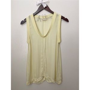 Anthropologie Cloth & Stone yellow tank